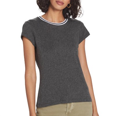 Women's TIPPED RINGER TEE - GOLDIE