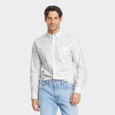 Men's Slim Fit Long Sleeve Button-Down Shirt - Goodfellow & Co™