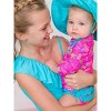 RuffleButts Baby/Toddler Girls UPF50+ Long Sleeve One Piece Rash Guard - 4 of 4