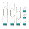Unique Bargains Zinc Plated Hanger Invisible Wall Decorative Hooks with Tip Protectors 12 Pcs - 4 of 4