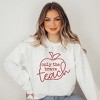 Simply Sage Market Women's Graphic Sweatshirt Only The Brave Teach - 2 of 4