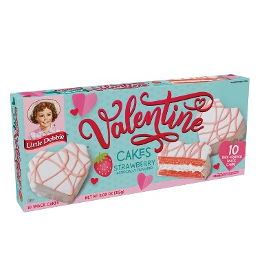 Little Debbie Strawberry Valentine Cakes - 10ct/11.09oz : Target