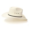 Western Express Natural Straw Western Pinch Front Hat - 3 of 4