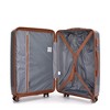 Naysaye Luggage 5 Piece Set with Travel Bag and Toiletry Bag TSA Lock Spinner Wheels for Travel, Dark Gray, 18.7"*11.22"*29.13" - 4 of 4
