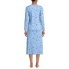 Lands' End Women's Cotton Long Sleeve Midcalf Nightgown - 2 of 3