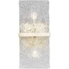 Progress Lighting Chevall 2-Light Wall Sconce, Gilded Silver, Artisanal Glass. Luxurious, glamorous lighting for modern and transitional interiors. - 2 of 4