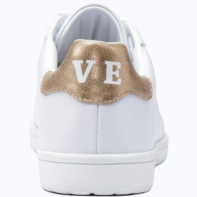 Женские кроссовки ellos Love Sneaker - 10 1/2 WW, White (Wide Widths Available) — фото 6