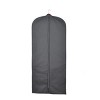 J&V TEXTILES Garment Bags for Clothes Storage, 6 Pack, Black and Beige, Suit Bags with Clear Window - 2 of 4