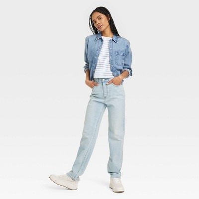 Women's High-Rise 90's Straight Jeans - Universal Thread' - image 3