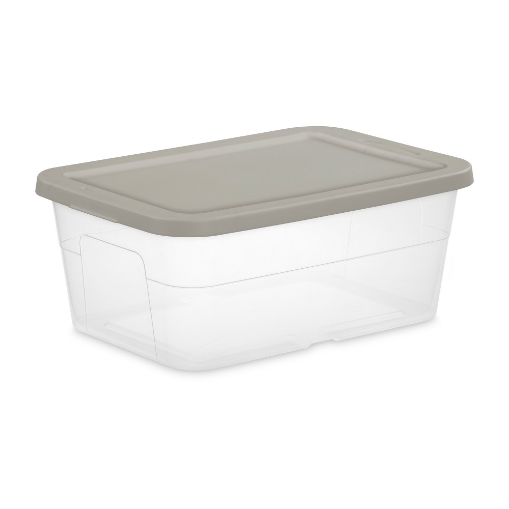 2pk 16qt Storage Boxes Gray - Room Essentials™