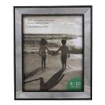 Northlight Black and Silver Mirrored Photo Frame for 8" x 10" Photo