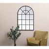 Elegant Lighting Metal windowpane mirror 32 inch in in x 47 inch in in Black - 2 of 4