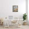 Stupell Industries Modern Blue Brushed Sitting Nude Floating Frame Canvas Art - 3 of 4
