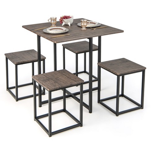 Square small dining table hot sale