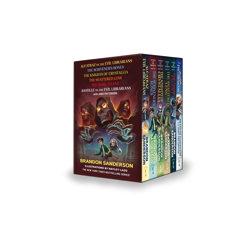 Alcatraz Versus the Evil Librarians Tpb Boxed Set: Books 1-6 - by Brandon Sanderson (Mixed Media Product)