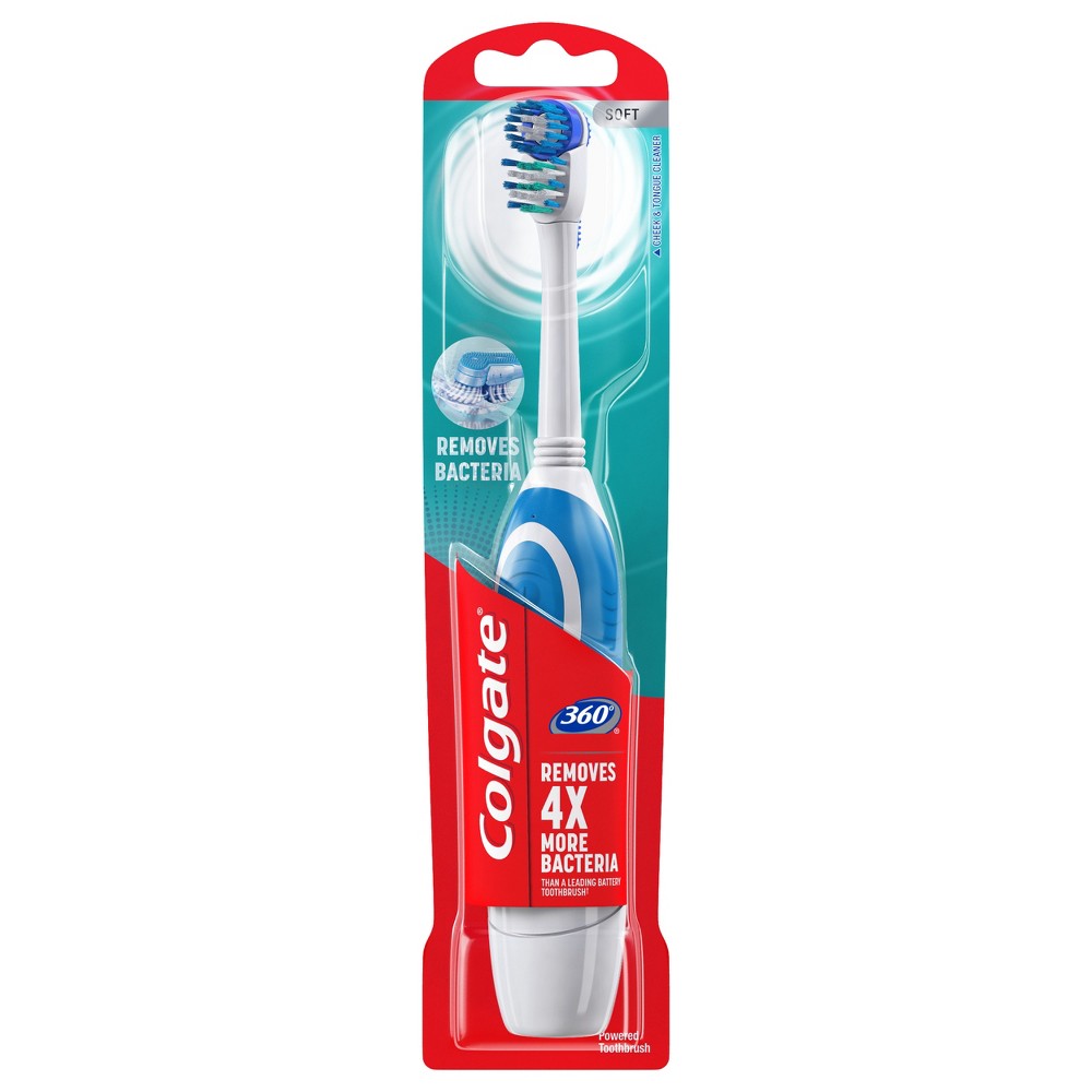 UPC 035000688231 product image for Colgate 360 Battery Powered Toothbrush Soft - 1ct | upcitemdb.com