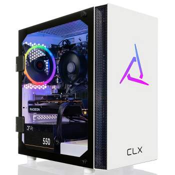 CLX SET Gaming PC TGMSETRXM2508WM - AMD Ryzen 5 5600 3.5GHz 6-Core, 16GB DDR4, Radeon RX 6500 XT 4GB, 1TB NVMe M.2 SSD, WiFi, Win 11
