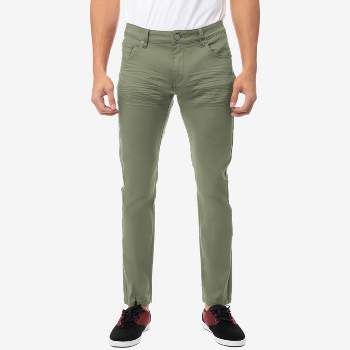 X RAY Men's Big and Tall Slim Fit Stretch Commuter colored Pants