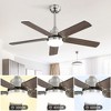 Sofucor 42'' Lighted Ceiling Fan for Indoor/Outdoor with 5 MDF 2-color Blades - 3 of 4