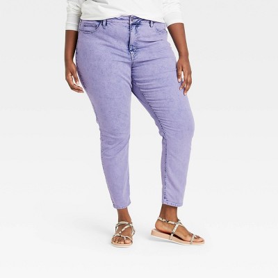 Plus Size High-rise Skinny Jeans - Ava 