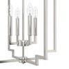 Zoanne 18.5" Brushed Nickel Pendant Light, 4 Bulb, Modern Ceiling Fixture for Dramatic Entryways - 3 of 4