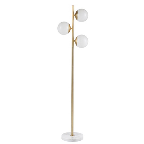 White gold sales floor lamp