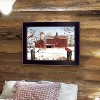 Gulches Series "Winter Friends" in by Billy Jacobs 1 Piece Black Frame Print Birds Poster Art Print 14 in. x 1 in. - 2 of 4