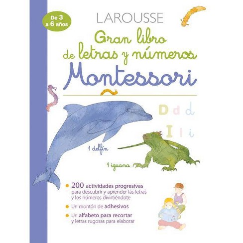 Gran Libro de Letras Y Números Montessori - by Delphine Urvoy (Paperback)