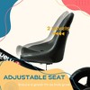 Whisen Kids’ Riding-on Tricycle with Ergonomic Seat, Removable Front Wheel, Bell and Mudguard, Indoor/Outdoor Riding Toy Gift - 4 of 4