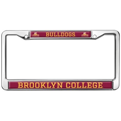 Brooklyn College Mascot Full Size Standard License Plate Metal Frame