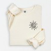 Simply Sage Market Embroidered Summer Sun Lightweight Garment Dyed Sweatshirt - 2 of 4