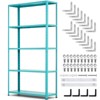68’’H X35’’W X12’’D 5-Shelf Shelving, Storage Shelves Metal Bookshelves, Adjustable Garage Shelving Heavy Duty Storage Rack - 4 of 4