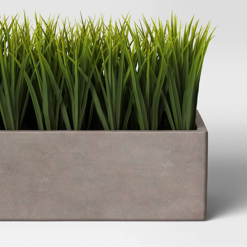 Faux Grass in Long Concrete Tray Green/Gray - Project 62&#8482;, 3 of 4