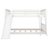 NicBex Full over Full Bunk Bed with Guardrail and Convertible Slide,Loft Bed with Ladder,Modern Bunk Beds,Noise Reduced Bunk Beds for Bedroom - 4 of 4
