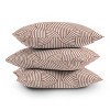 Deny Designs Marta Barragan Camarasa Retro Lines Square Outdoor Throw Pillow Beige - 4 of 4