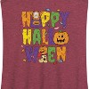 Women's - Garfield - Happy Halloween Icons Graphic Racerback Tank - 2 of 4