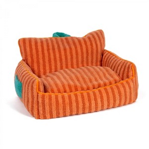Prevue Pet Products Upholstered Pouch Couch Cat and Dog Pet Bed in Orange 602 - 1 of 4