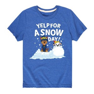 Boys' - Paw Patrol - Yelp For Snow Day Short Sleeve Graphic T-Shirt - 1 of 4