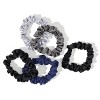 Kitsch-Mass Women's Satin Petite Scrunchies - Midnight - 5ct - 2 of 4