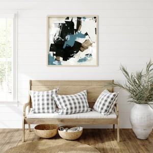 Amanti Art Scraped Teal I by June Erica Vess Framed Wall Art Print - 1 of 4