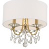 Crystorama Lighting Othello 3 - Light Chandelier in  Polished Chrome - 2 of 4