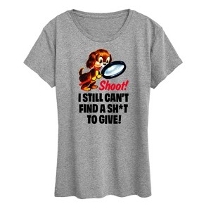 Women's - Instant Message - Can't Find A Sh Short Sleeve Graphic T-Shirt - 1 of 4
