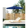 7.5FT Patio Umbrella Outdoor, Market Umbrella, Table Umbrella with Push Button Tilt and Crank, 6 Sturdy Ribs UV Protection Waterproof - 2 of 4