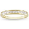 Pompeii3 3/8ct Princess Cut Diamond Wedding Ring 14K Yellow Gold - 3 of 4
