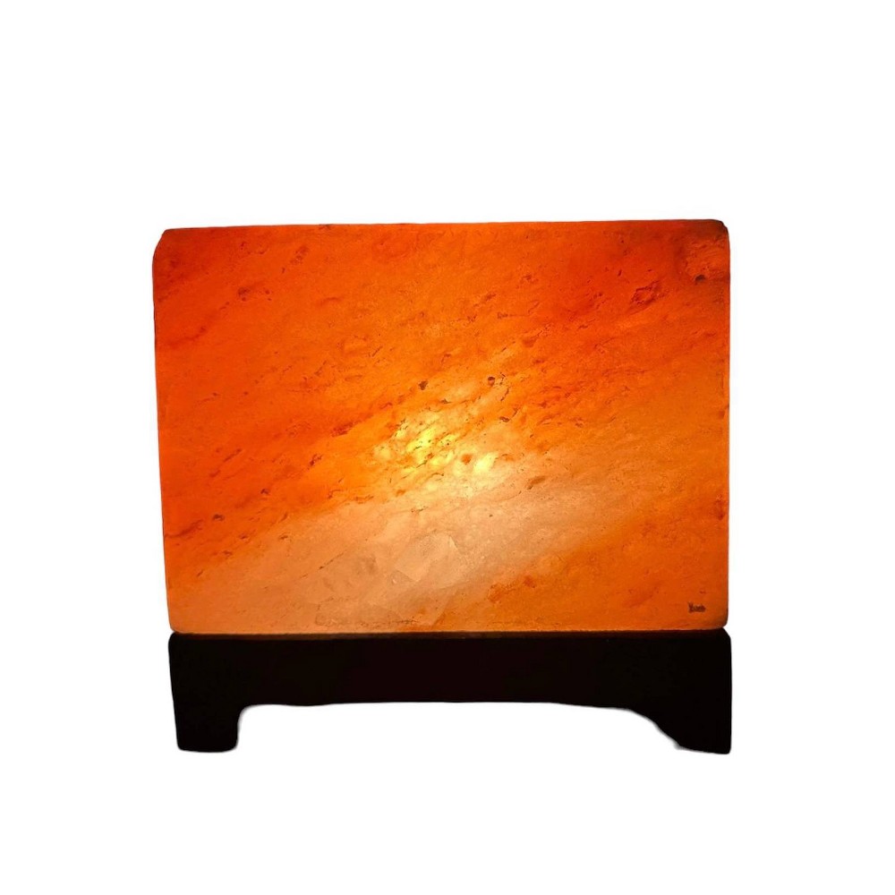 Photos - Floodlight / Street Light Q&A Himalayan Salt Rectangle Shape Table Lamp