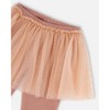 Deux par Deux Girl Leggings with Tulle Skirt Dusty Pink - 4 of 4