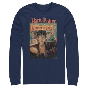 Mens Harry Potter and the Philosopher's Stone Goblet Of Fire Cover Long Sleeve Shirt - 1 of 4