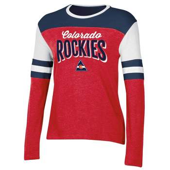 NHL Colorado Rockies Women's Vintage Long Sleeve T-Shirt