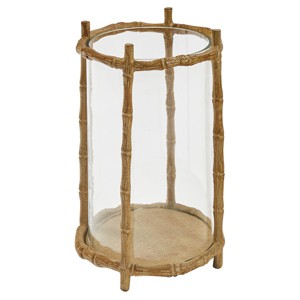 Park Designs Bamboo Cast Metal Pillar Holder - 1 of 4