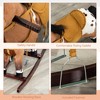 TopComfy Baby Bouncer and Rocker Toddler Kid Chair Plush Galloping Horse Toy for Playroom Living Room, Dark Brown, 28"*11"*23.6" - 4 of 4